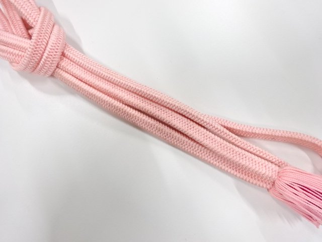 未使用品　正絹　撚り房　手組帯締め